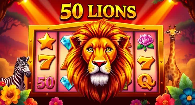 Spin Beruntung di Slot 50 Lions Mario Club Jackpot Mudah